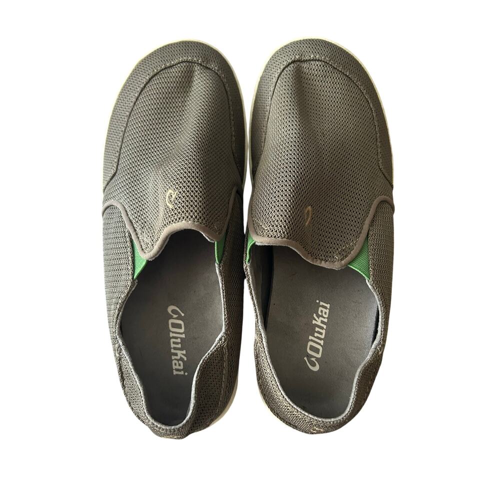 Olukai Men’s Nohea mesh slip-on shoes travel comfortable size 7
